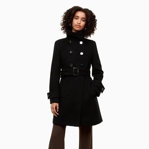Talula Babaton Wool Coat, Blk, XS